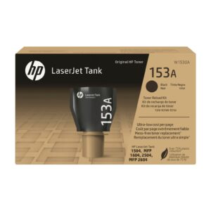 HP 153A black original LaserJet Tank toner reload kit for the LaserJet Tank 2504dw and 2604sdw