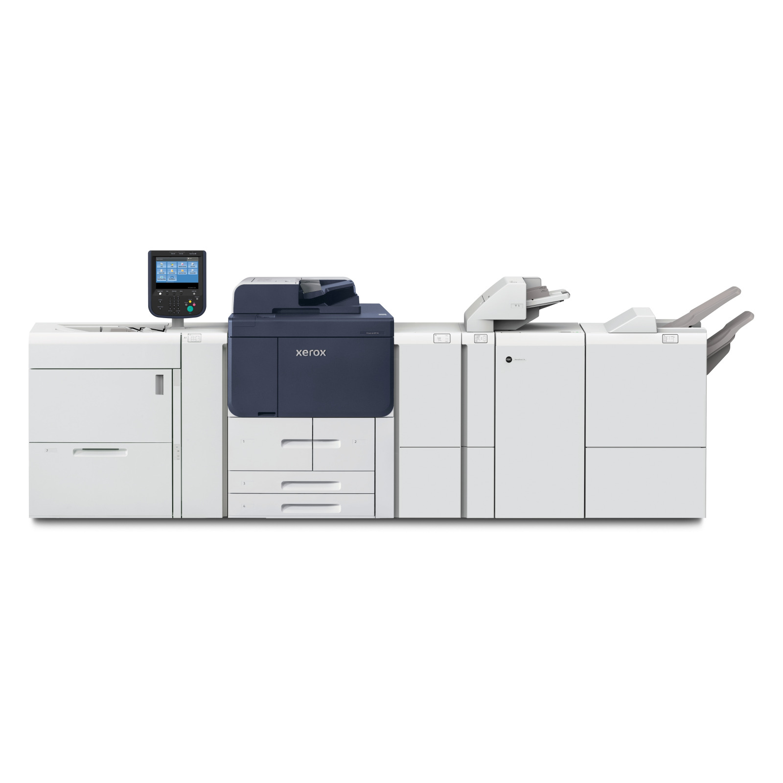 Xerox PrimeLink B9100 with feeder and finishing line