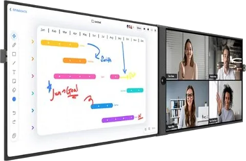 DTEN D7X Dual 75 dual screen meeting room system